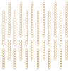 100Pcs 2 Style 304 Stainless Steel Curb Chain Extender STAS-UN0038-14G-1
