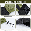 Polyester Snow Foot Covers AJEW-GF0013-88B-6
