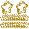 100Pcs Rack Plating Brass Bead Frames KK-SP0002-26G-1