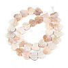 Electroplated Natural Freshwater Shell Carved Beads Strands SHEL-T020-14-2