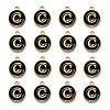 Golden Plated Alloy Charms LS-ENAM-S118-02C-2