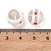 Transparent Glass Enamel Beads GLAA-P078-01A-04-3