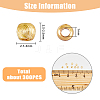 300Pcs Brass Beads KK-HY0001-05-2