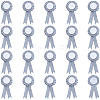 Award Ribbon Shape Iron Badge Pins JEWB-WH20002-04C-1