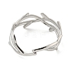 304 Stainless Steel Open Cuff Rings RJEW-K245-92P-3