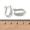 Brass Earring Findings KK-D226-07P-3