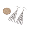 Non-Tarnish 304 Stainless Steel Link Bar Dangle Earrings EJEW-JE05967-3