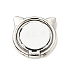 Alloy Cat Cell Phone Holder Stand Findings AJEW-E046-02P-2