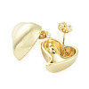 Brass Stud Earrings for Women EJEW-D088-04G-2