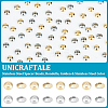 Unicraftale 120Pcs 2 Colors 304 Stainless Steel Spacer Beads STAS-UN0050-37-5