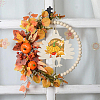 Thanksgiving Day Theme Unfinished Wood Pendant Decorations HJEW-WH20003-47A-7