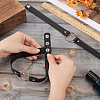 2Pcs 2 Styles Punk Rock Style PU Leather Necklaces NJEW-CL0001-27-3