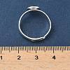 Adjustable Brass Pad Ring Settings KK-K414-10C-S-3