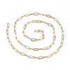 Soldered Brass Paperclip Chains CHC-G005-06G-01-3