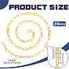 11.25M Brass Paperclip Chains CHC-BC0001-27G-2