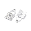 Zinc Alloy Pendants X1-ALRI-TAC0003-26B-2