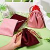 10Pcs Velvet Jewelry Drawstring Storage Pouches ABAG-TA0001-31C-6