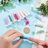 3500Pcs 10 Colors Glass Cylinder Beads SEED-NB0001-78-3