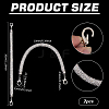 2Pcs Alloy Crystal Rhinestone Bag Handles DIY-PH0028-95P-2