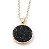 Alloy Rhinestone Pendant Necklaces NJEW-H306-A09-G-2