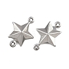 304 Stainless Steel Connector Charms STAS-L297-10P-2
