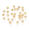 Brass Crimp Beads KK-O102-07G-1