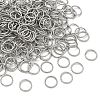 Tarnish Resistant 304 Stainless Steel Open Jump Rings STAS-J013-10x1mm-01-3