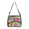 Owl Printed Polyester Shoulder Bags PW-WG8B7D6-21-1