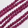 Natural & Dyed Malaysia Jade Bead Strands X-G-A146-4mm-A15-1