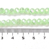 Baking Electroplate Glass Beads Strands DGLA-A039-J10mm-B10-4