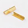 Iron Ribbon Crimp Ends E182Y-G-2