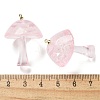 Luminous Epoxy Resin Mushroom Pendants RESI-C054-01D-4