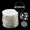 DIY Paperclip Chains Jewelry Set Making Kit DIY-YW0005-30S-1