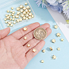 50Pcs 2 Styles Brass Beads KK-BBC0027-41-3