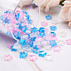 Beadthoven 480Pcs 3 Colors Star Transparent Acrylic Beads DIY-BT0001-17-6