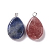 Natural & Synthetic Mixed Gemstone Pendants G-M395-06-2
