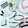 6Pcs 6 Styles Gothic Flower Lace Choker Necklaces for Women NJEW-SC0001-76-6