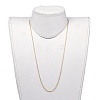 304 Stainless Steel Singapore Chain Necklaces NJEW-JN02662-04-4