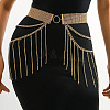 Alloy Crystal Rhinestone Layered Tassel Waist Belly Chains for Women FS-WGA9AD1-02-1