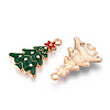 Christmas Theme Alloy Enamel Pendants ENAM-N056-403A-02-2
