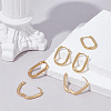 6 Pairs 3 Styles 304 Stainless Steel Hoop Earrings EJEW-UN0003-29B-4