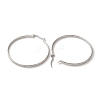 Non-Tarnish 304 Stainless Steel Hoop Earrings for Women EJEW-Z066-02P-2