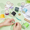 10 Rolls 10 Colors Nylon Chinese Knot Cord NWIR-PH0002-48C-3