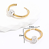 304 Stainless Steel Hoop Earrings JN7937-2