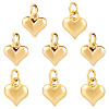 8Pcs 2 Styles Brass Pendants KK-TA0001-62-1