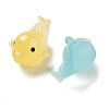 Transparent Resin Sea Animal 3D Dolphin Ornament RESI-B027-07-2