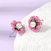 Brass Enamel Stud Earrings KK-CBA8324-27P-03-2
