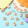50Pcs 5 Styles Coffee Theme Opaque Resin Decoden Cabochons FIND-CJ0011-15-5