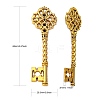 Key Tibetan Style Pendant Rhinestone Settings TIBEB-A101291-AG-FF-3