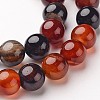 Natural Agate Beads Strands G-D845-02-8mm-3
